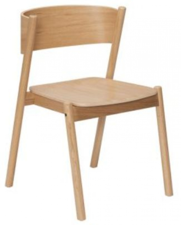 Keukenstoel \'Oblique\' - Natuur in de groep Meubels / Zitmeubels / Stoelen bij Reforma (331601)