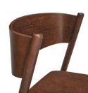 Keukenstoel \'Oblique\' - Donkerbruin