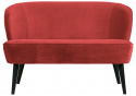 Bank \'Sara\' - Rood/Velours