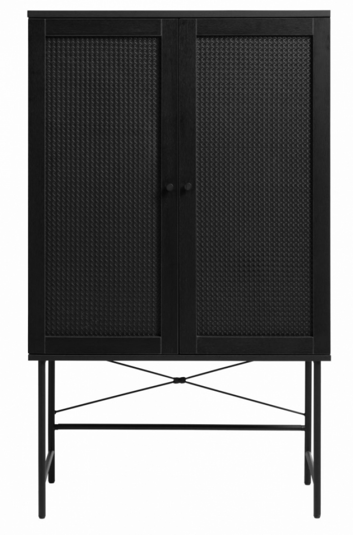 Kast \'Monte\' - Zwart in de groep Meubels / Planken & opslag / Kasten en dressoirs bij Reforma (34531013)