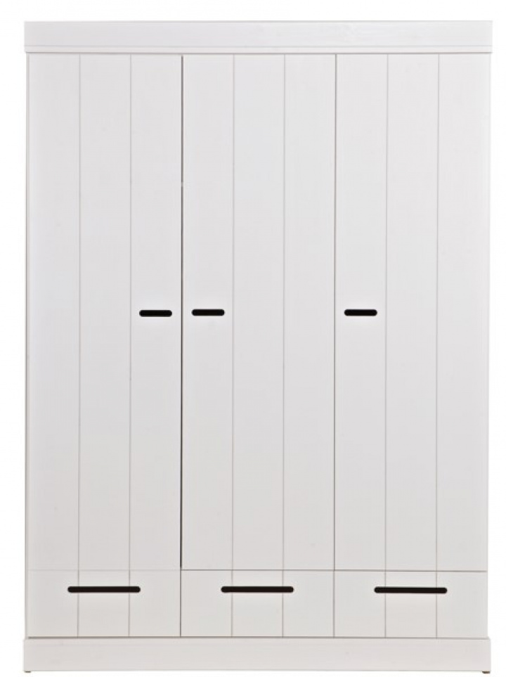 Kledingkast \'Connect\' - Wit in de groep Meubels / Planken & opslag / Kasten en dressoirs bij Reforma (360305-GOW)