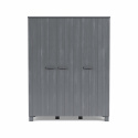 Kledingkast \'Dennis\' 3 deuren - Staalgrijs