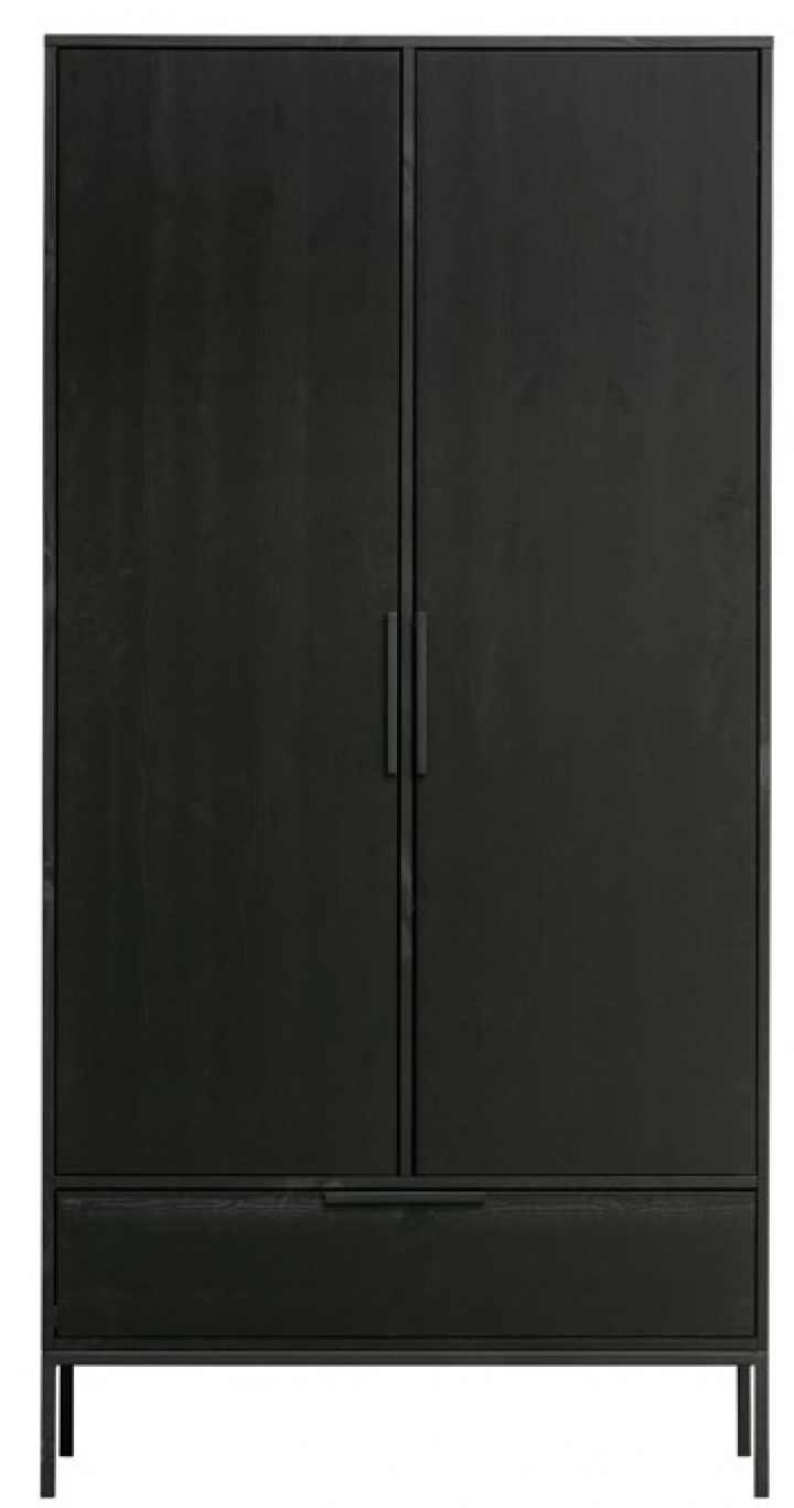 Kast \'Adam\' - Zwart in de groep Meubels / Planken & opslag / Kasten en dressoirs bij Reforma (373212-Z)