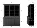 Kast \'Lagos\' L - Zwart