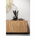 Dressoir ‘New Gravure’ 200 cm - Eiken/Zwart