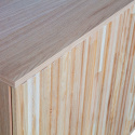 Dressoir ‘New Gravure’ 200 cm - Eiken/Zwart