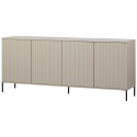 Dressoir ‘New Gravure’ 200 cm - Beige/Zwart