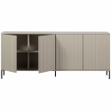 Dressoir ‘New Gravure’ 200 cm - Beige/Zwart