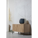 TV-meubel ‘New Gravure’ 100 cm - Eiken/Zwart