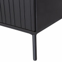 TV-meubel ‘New Gravure’ 100 cm - Zwart/Zwart
