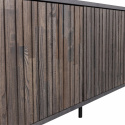 TV-meubel ‘New Gravure’ 150 cm - Donkerbruin/Zwart