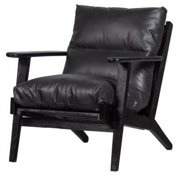 Fauteuil \'Houston\' - Zwart in de groep Meubels / Zitmeubels / Fauteuils bij Reforma (373975-Z)