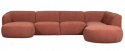 Rechter bank \'Polly\' - Terracotta