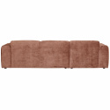 Bank ‘Cloud’ 3-zits chaise longue links - Roze-bruin