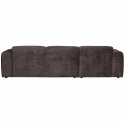 Bank ‘Cloud’ 3-zits chaise longue links - Donkerbruin