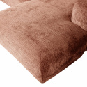 Bank ‘Cloud’ 3-zits chaise longue rechts - Roze/bruin