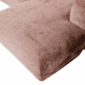 Bank ‘Cloud’ 3-zits chaise longue rechts - Bruin-grijs/Roze