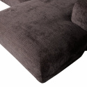 Bank ‘Cloud’ 3-zits chaise longue rechts - Donkerbruin