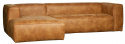 Hoekbank \'Bean\' - Cognac