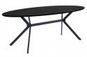 Eettafel \'Bruno\' 220x100cm - Zwart