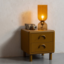 Nachttafel \'Rune’ - Geel