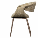 Eetstoel ‘Yossi’ - Beige/Koper