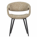 Eetstoel ‘Yossi’ - Beige/Zwart