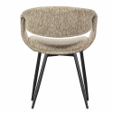 Eetstoel ‘Yossi’ - Beige/Zwart