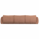 Bank ‘Baggy’ 3-zits - Bruin/Roze