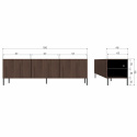 TV-meubel ‘Bono Gravure’ - Asbruin