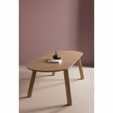 Eettafel ‘Tablo’ 220x90cm ovaal - Bruingrijs