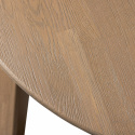 Eettafel ‘Tablo’ 220x90cm ovaal - Bruingrijs