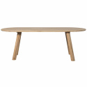 Eettafel ‘Tablo’ 220x90cm ovaal - Eik