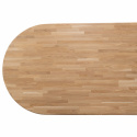 Eettafel ‘Tablo’ 220x90cm ovaal - Eik