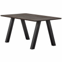 Eettafel ‘Tablo’ 160x90cm - Donkerbruin