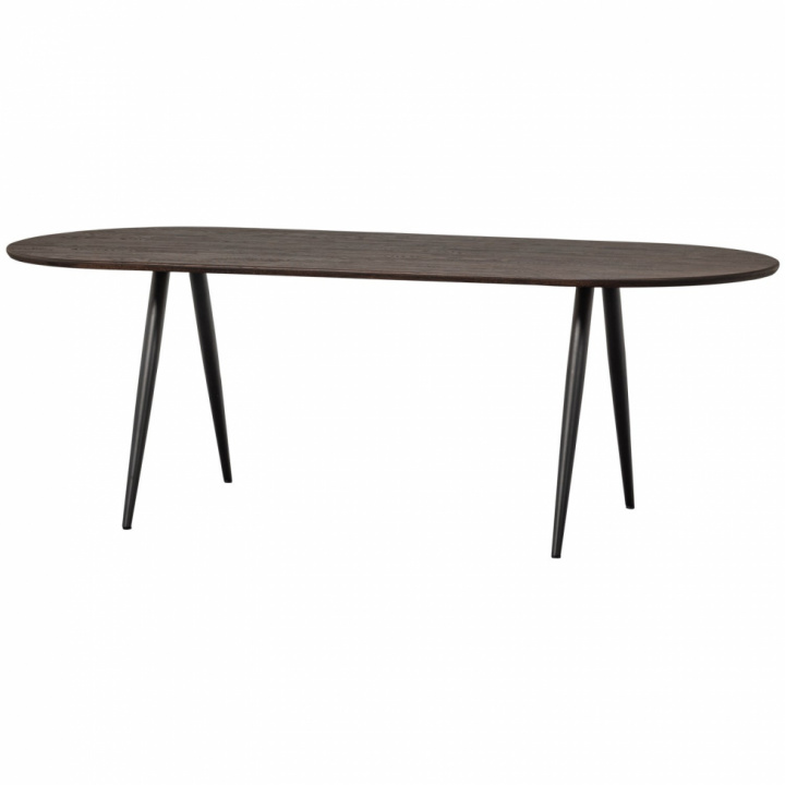 Eettafel ‘Tablo’ 220x90cm ovaal - Donkerbruin in de groep Meubels / Tafels bij Reforma (377647-MB)
