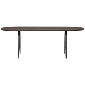Eettafel ‘Tablo’ 220x90cm ovaal - Donkerbruin