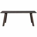 Eettafel ‘Tablo’ 200x90cm - Donkerbruin
