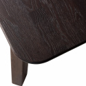 Eettafel ‘Tablo’ 200x90cm - Donkerbruin