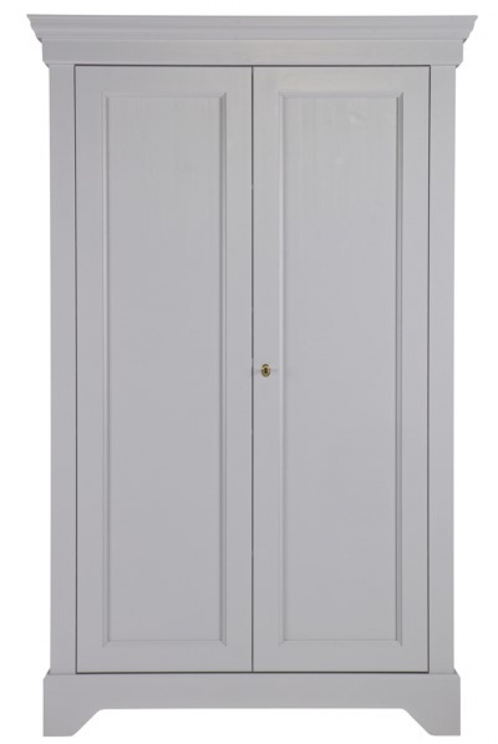 Kledingkast \'Isabel\' - Betongrijs in de groep Meubels / Planken & opslag / Kasten en dressoirs bij Reforma (378562-BET)
