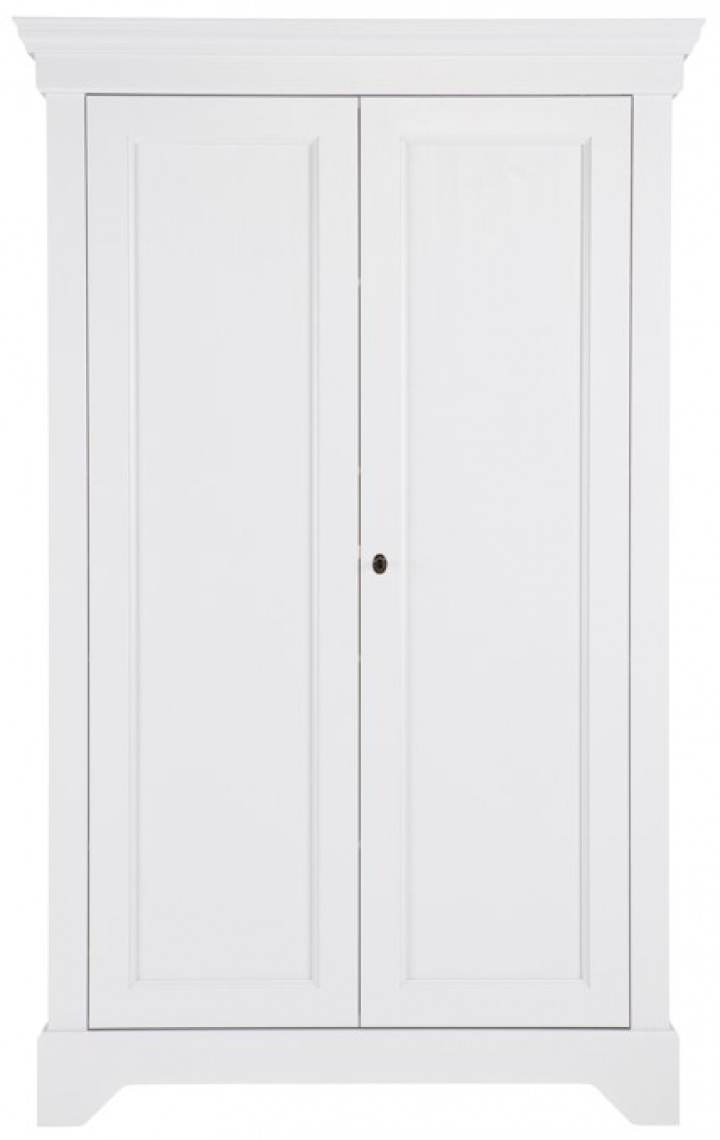 Kledingkast \'Isabel\' - Wit in de groep Meubels / Planken & opslag / Kasten en dressoirs bij Reforma (378562-W)
