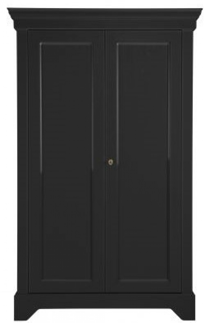 Kledingkast \'Isabel\' - Zwart in de groep Meubels / Planken & opslag / Kasten en dressoirs bij Reforma (378562-Z)