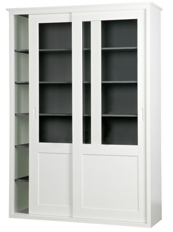 Schuifdeurkast \'Vince\' - Wit in de groep Meubels / Planken & opslag / Kasten en dressoirs bij Reforma (378564-W)