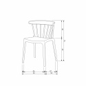Stoel \'Bliss\' - Geel