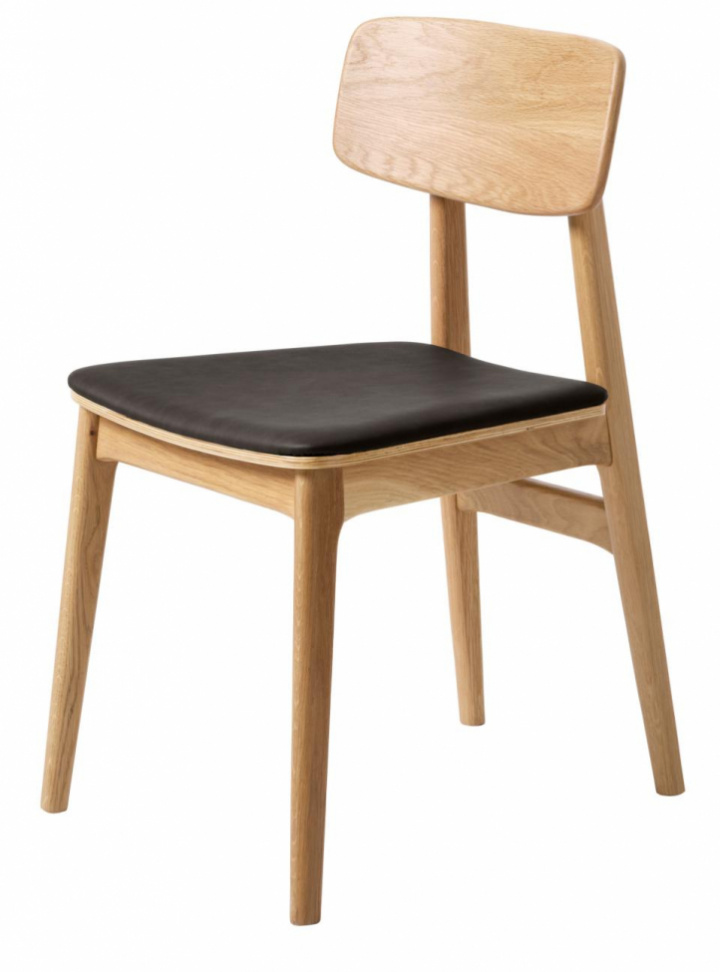 Stoel \'Garde\' - Eik/Zwart in de groep Meubels / Zitmeubels / Stoelen bij Reforma (38444201)