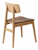 Stoel \'Garde\' - Eik/Bruin