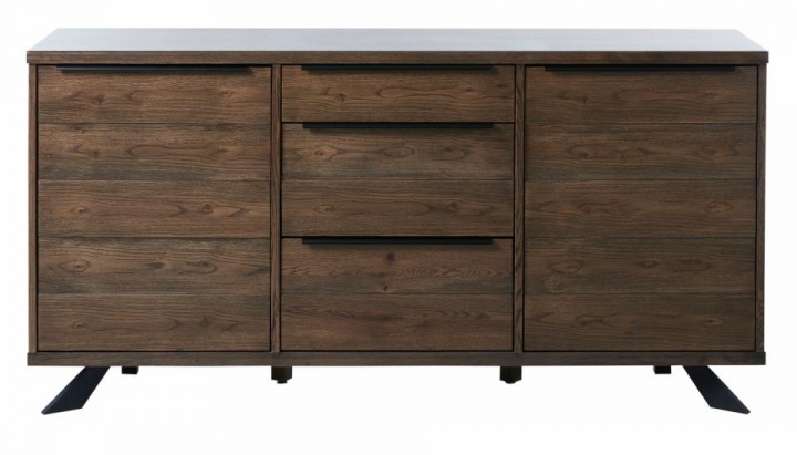 Dressoir \'Sicily\' 160cm - Donkere Eik in de groep Meubels / Planken & opslag / Kasten en dressoirs bij Reforma (39832930)