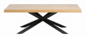 Tafel \'Alafors\' 130x68cm - Natuurlijk