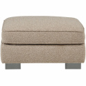 Voetenbank ‘Lazy’ - Beige bouclé