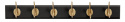 Hanger \'Hooks\' S - Zwart/Goud